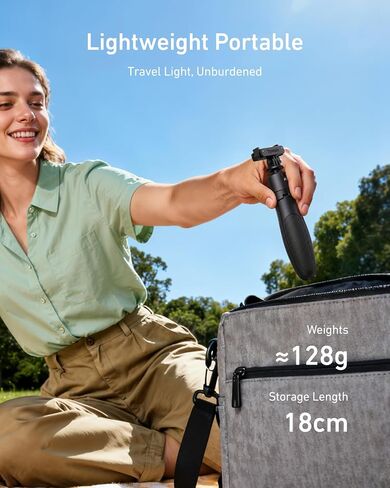 TELESIN Mini Selfie Stick Tripod, Magnetic Quick Release Selfie Sticks in Kuwait