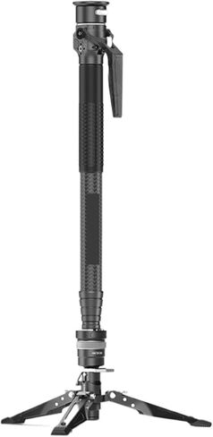 M1 Fiber Monopod Tripod with Quick Release Plate for DSLR Camera Stand One Click Lifting Travel Lightweight Holder(M1 Pro V5) in Kuwait