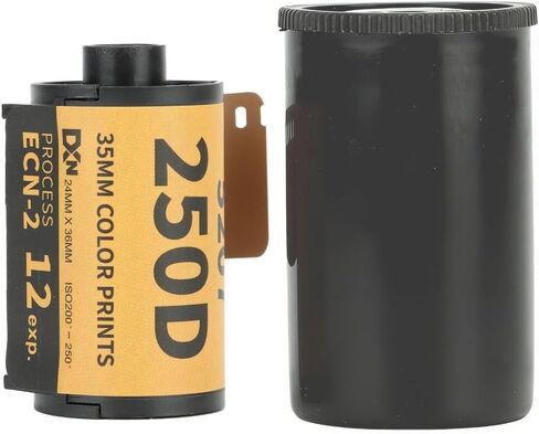 12 Sheets 35mm Color Print Film – ECN 2 Process, ISO 200-250 for 135 Camera, High Contrast & Wide Exposure Range, Vibrant Colors in Kuwait