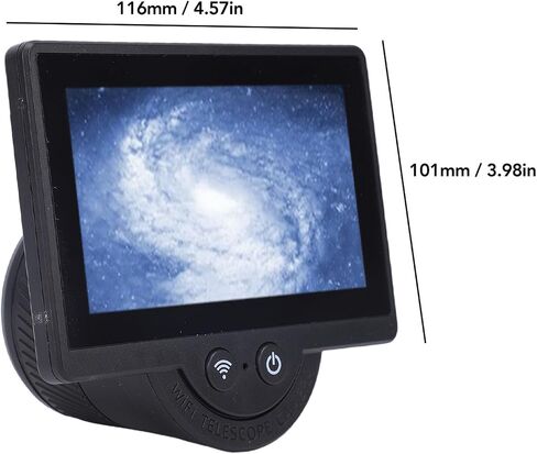 WiFi Electronic Eyepiece 4.3in IPS 1080P HD Display 1MP Image Amplifier for Monocular Binoculars Astronomical Telescope in Kuwait