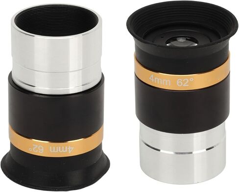 Tbest 62 Degree Aspheric Eyepiece 4mm Length 1.25 Inch Telescope Eyepiece with Fully Coated Optics for Lunar and Planetary Observation in Kuwait