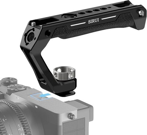 SIRUI Top Handle with Quick Release NATO Clamp Mount, Lightweight Handle Grip with Cold Shoes with Safety Pins for Camera Cage, NATO Rail Included, SC-TH in Kuwait