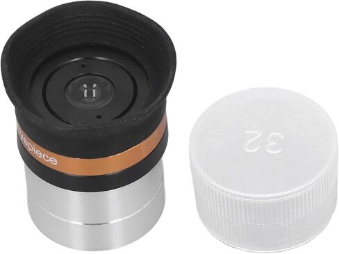 10mm Aspherical Wide Angle Eyepiece for 1.25 Inch Astronomical Telescope, 62 Degree Field of View, Multi - Coated Optical Glass with Soft Eye Cup, Aluminum Alloy in Kuwait