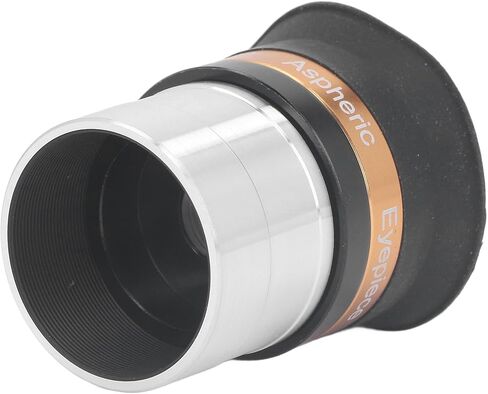 10mm Aspherical Wide Angle Eyepiece for 1.25 Inch Astronomical Telescope, 62 Degree Field of View, Multi - Coated Optical Glass with Soft Eye Cup, Aluminum Alloy in Kuwait