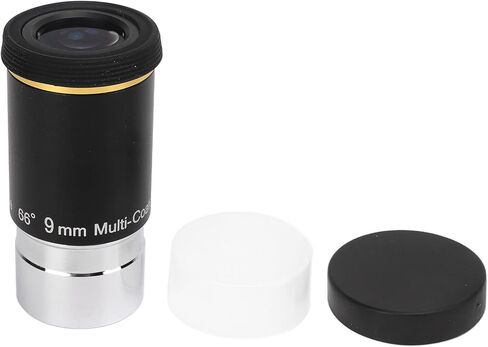 9mm Wide Angle Astronomical Telescope Eyepiece, 1.25in Telescope Eyepiece with 66° Field of View, Green Coated Optical Glass Lens, for 1.25in Refractor & Reflector in Kuwait