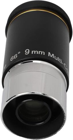 9mm Wide Angle Astronomical Telescope Eyepiece, 1.25in Telescope Eyepiece with 66° Field of View, Green Coated Optical Glass Lens, for 1.25in Refractor & Reflector in Kuwait