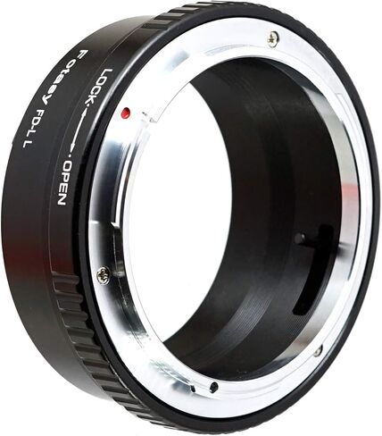 Fotasy FD Mount Lens to L Adapter, Copper, FD Lens Adapter to L Mount, Compatible with Panasonic S1/S1H/S1R/S4/S5 Leica SL/SL2 TL/TL2 TL Leica T Sigma fp/fp L Mirrorless Camera in Kuwait