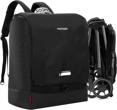 Momcozy ClickGo Stroller Travel Bag for Airplane, Handheld or Backpack | Fits Folded Strollers up to 17.3 x 22.1 x 9.8 in, Compatible with Selected Major Brands in Kuwait
