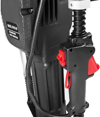 XtremepowerUS 38cc Gas Powered Fence Post Driver, 4-Stroke T-Post Driver, Heavy Duty Gasoline Pile Driver for T-Posts, Ground Rods & Steel Stakes, EPA Certified, Rolling Carry Case in Kuwait
