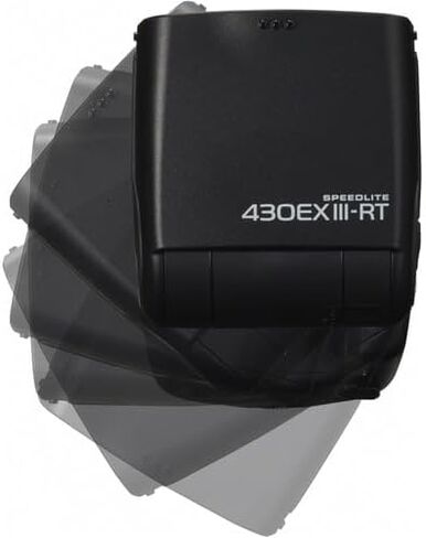 Canon Speedlite 430EX III-RT | Compact Flash with Wireless Radio Transmission & Fast Recycling | Ideal for Portrait, Event & On-Camera Lighting (0585C003) + 64GB Memory Card + Camera Bag in Kuwait