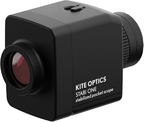 Kite Optics 10x20 Stabi One, Image Stabilized Pocket Monocular, Ultra Compact and Lightweight, 4.5 Oz, AAA Battery, Waterproof IPX1, Birdwatching, Hunting & Outdoor Activities in Kuwait