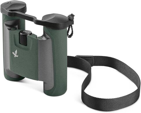 Swarovski Optik Cl Pocket 8x25 Binoculars, Wild Nature 46150 (Green) | 8x25 Optics, 357' FOV at 1000 Yd, Twist-Up Eyecups, Waterproof to 13', 12.2 Oz, Includes Wild Nature Field Bag and Strap in Kuwait