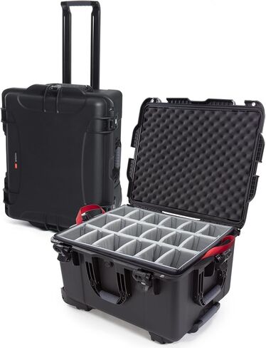 NANUK 960 Hard Case with Cubed Foam – Waterproof Travel Camera Hard Case with Wheels, 25.4" x 20" x 14.5", Dustproof and Impact-Resistant, Ideal for Heavy Loads – Black in Kuwait