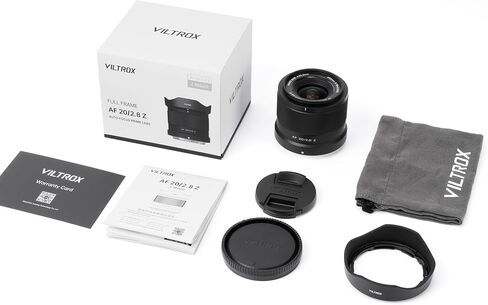VILTROX 20mm F2.8 Z-Mount Full Frame AF Prime Wide Angle Lens for Nikon Z Mount Z8 Z9 Z6 Z7 Z6 II Z7 II Z5 Z5 in Kuwait