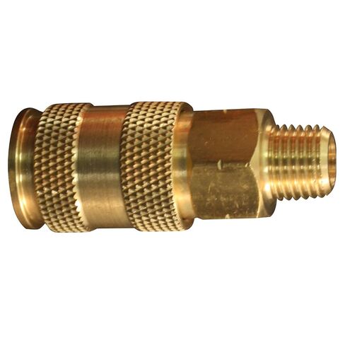Milton Industries S-765 1/4-Inch & S-766 3/8-Inch HI-Flo V-Style Brass Body Air Couplers in Kuwait