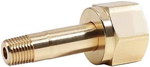 Universal CGA540 Inlet Nut & Nipple Adapter, 1/4" NPT Stem Nipple Inlet Fittings in Kuwait