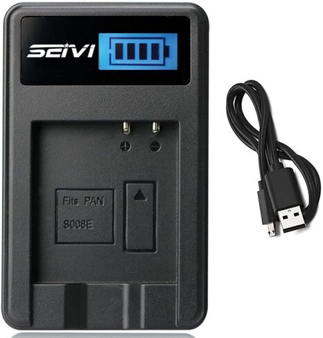 Battery Charger for Panasonic SDR-SW20, SDR-SW21, SDR-SW28 Camcorder in Kuwait
