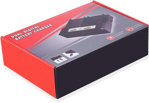 LCD Dual Quick Battery Charger Compatibility for Hitachi DZ-BD10H, DZ-BD10HA, DZ-BD7H, DZ-BD7HA, DZ-BD7HE Camcorder in Kuwait