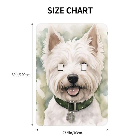 Watercolor Westie Dog Baby Car Seat Cover & Breastfeeding Nursing Cover - Breathable Stretch Fabric Multi-Use Nursing Cover for Breastfeeding in Kuwait