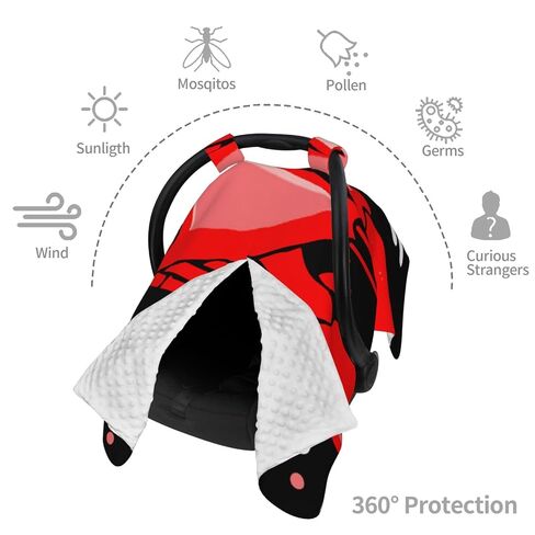 You are My Lobster Baby Car Seat Cover & Breastfeeding Nursing Cover - Breathable Stretch Fabric Multi-Use Nursing Cover for Breastfeeding in Kuwait