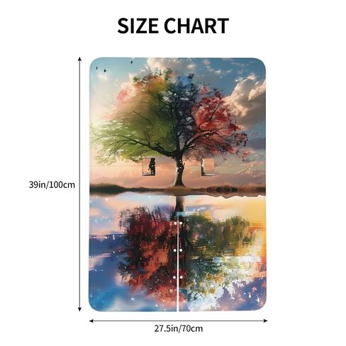 Life of Tree Baby Car Seat Cover & Breastfeeding Nursing Cover - Breathable Stretch Fabric Multi-Use Nursing Cover for Breastfeeding in Kuwait