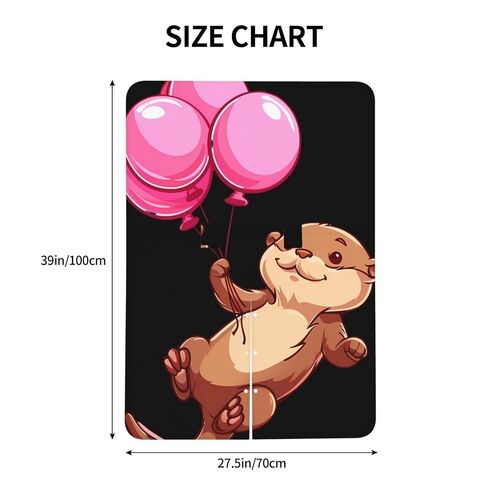 Sea Otter Flying Balloons Baby Car Seat Cover & Breastfeeding Nursing Cover - Breathable Stretch Fabric Multi-Use Nursing Cover for Breastfeeding in Kuwait