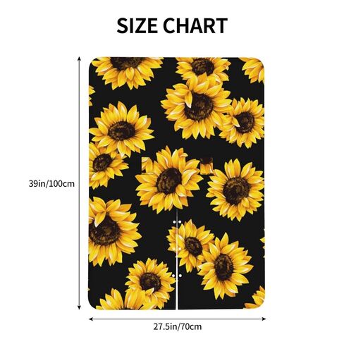 Sunflowers Baby Car Seat Cover & Breastfeeding Nursing Cover - Breathable Stretch Fabric Multi-Use Nursing Cover for Breastfeeding in Kuwait