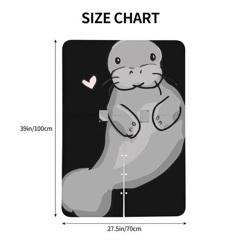 Manatee Heart Baby Car Seat Cover & Breastfeeding Nursing Cover - Breathable Stretch Fabric Multi-Use Nursing Cover for Breastfeeding in Kuwait