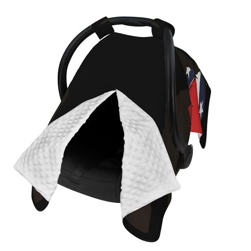 Wrestling American Flag USA Flag Wrestling Baby Car Seat Cover & Breastfeeding Nursing Cover - Breathable Stretch Fabric Multi-Use Nursing Cover for Breastfeeding in Kuwait