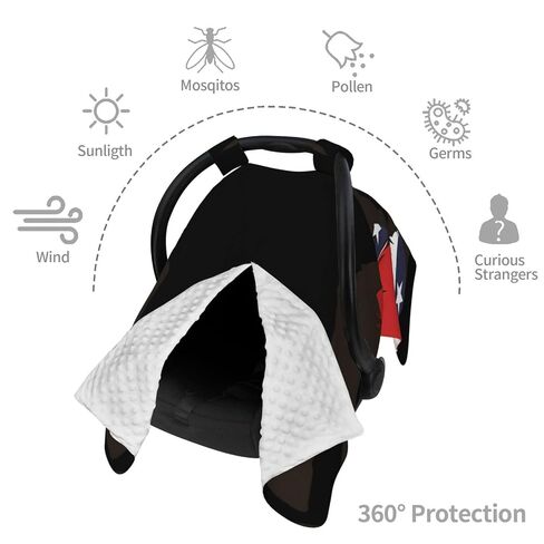 Wrestling American Flag USA Flag Wrestling Baby Car Seat Cover & Breastfeeding Nursing Cover - Breathable Stretch Fabric Multi-Use Nursing Cover for Breastfeeding in Kuwait