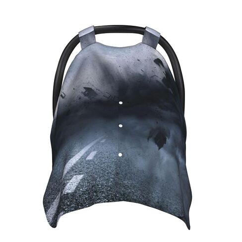 Powerful Tornado Baby Car Seat Cover & Breastfeeding Nursing Cover - Breathable Stretch Fabric Multi-Use Nursing Cover for Breastfeeding in Kuwait