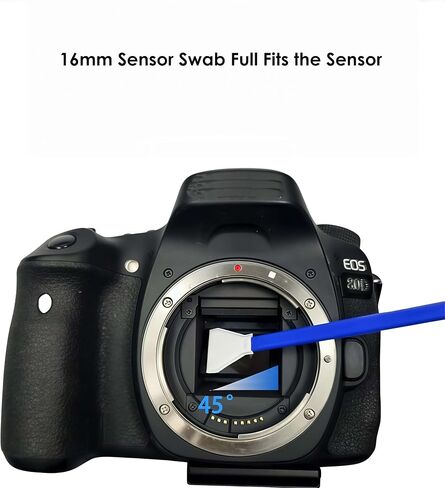 Camera Sensor and Lens Cleaning Kit, Mirrorless and DSLR Camera Cleaning Kit, Including Cotton Swabs, Dust Free Cloth, Cleaning Brush (Full Frame) in Kuwait