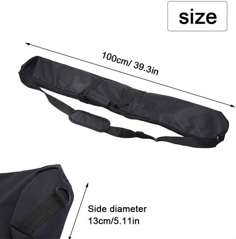 Tripod Stand Carrying Bag for Mic, Photography, and Lighting Stands – 40-120 cm Adjustable, Lightweight Nylon Travel Case with Shoulder Strap(100cm) in Kuwait