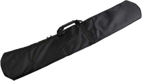 Tripod Stand Carrying Bag 16-47 Inch, Waterproof Oxford Travel Case with Shoulder Strap for Mic, Photography Light or Speaker Stand, Foldable Storage with Smooth Zippers, Black(110cm) in Kuwait
