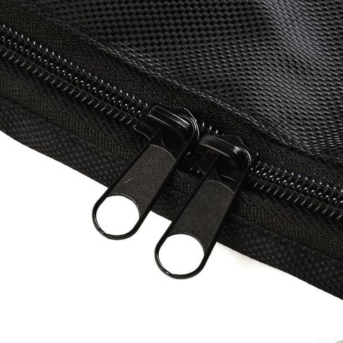 Tripod Stand Carrying Bag 16-47 Inch, Waterproof Oxford Travel Case with Shoulder Strap for Mic, Photography Light or Speaker Stand, Foldable Storage with Smooth Zippers, Black(110cm) in Kuwait