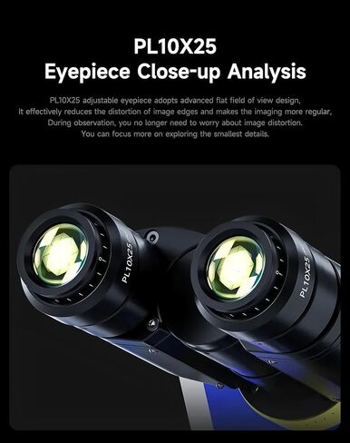 MECHANIC SE7045 "Robot Smart Eye" Stereo Zoom Microscope – 7X–45X Continuous Magnification with Ergonomic Foldable Head in Kuwait