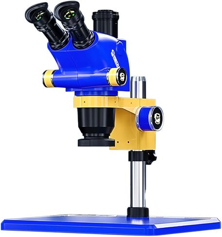 MECHANIC D65T-B11 Industrial Trinocular Stereo Microscope – 6.5X-65X Continuous Zoom with 1:10 Objective Ratio for Precision PCB Repair in Kuwait