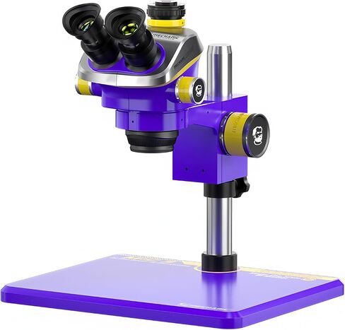 MECHANIC MIC3-B11 7X-50X Zoom Simul Focal Trinocular Stereo Microscope Video Camera For PCB Chip Welding Repair Microscope Tool in Kuwait