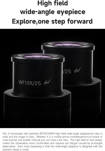 MECHANIC MIC3-B11 7X-50X Zoom Simul Focal Trinocular Stereo Microscope Video Camera For PCB Chip Welding Repair Microscope Tool in Kuwait