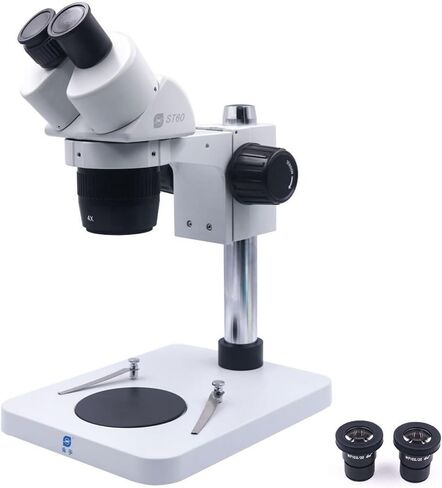 10x Magnification Scope with Two-Color Stage Adjustable Binoculars Viewer Compact for Jewelry Setting in Kuwait