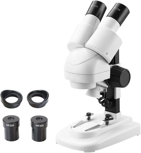 2 0X / 40x Stereo Microscope 45 ° Tiltted Eyepieces with Eyecup Top LED Vision PCB Saler Mobile Repair Tool in Kuwait