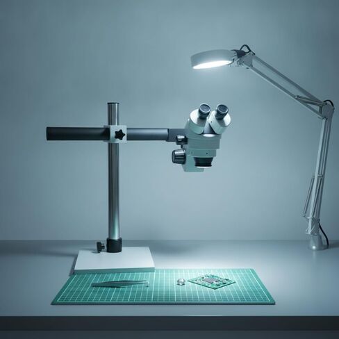 Jewelry Inspection Device Stereo Tool Instrument Viewer with Continuous and 10X Eyepieces for Clear Detail and Adjustable Arm Suitable for Jewelry Repair Stone Setting Circuit Inspection in Kuwait