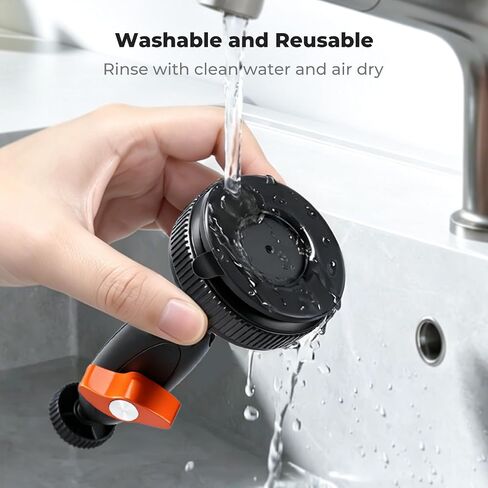 K&F CONCEPT Suction Cup Mount with Ball Head Magic Arm for Action Camera | Car Windshield Window Dash Mount Holder, 1/4" & Three-claw Adapter for GoPro Hero 13/12/11/10/9, Osmo Action 6/3/4/5 Pro XP01 in Kuwait