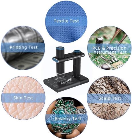 for Phone 50-1000x Portable Handheld Digital Microscope with Adjustable Stand for in Kuwait