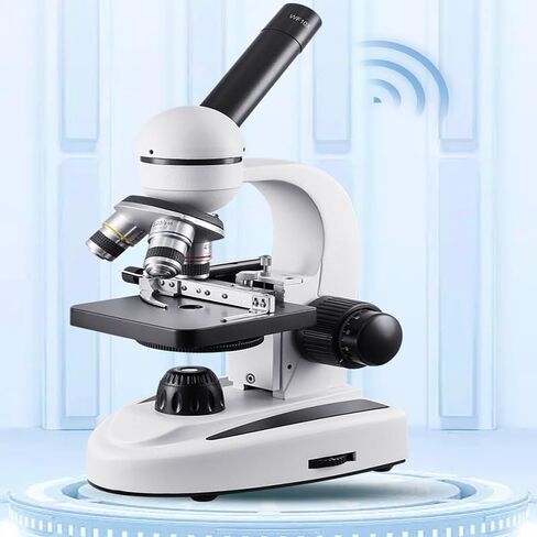 Microscope 2000x Monocular with Mobile Phone Clip On Glass Slide Optical in Kuwait