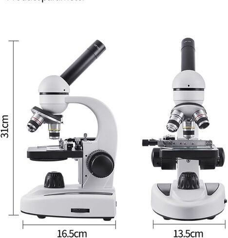 Microscope 2000x Monocular with Mobile Phone Clip On Glass Slide Optical in Kuwait