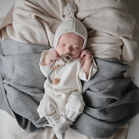 FRIGG Rope Natural Rubber Baby Pacifier | Made in Denmark | BPA-Free (Olive/Sage, 6-18 Months) in Kuwait