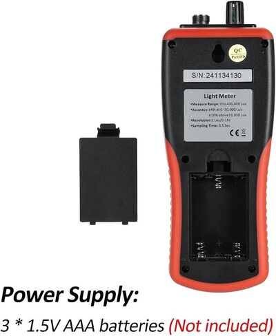 TL-603 Digital Illuminance Lux Meter LCD Display High Precision | Wide-range sensor measures illuminance in Lux or FC with clear display, data hold and portable operation in Kuwait