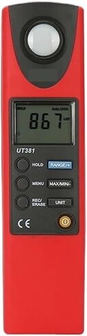UT381 UT382 Digital Illuminance Lux Meter Data Hold Display | Wide-range sensor measures illuminance in Lux or FC with clear display, data hold and portable operation(UT381) in Kuwait