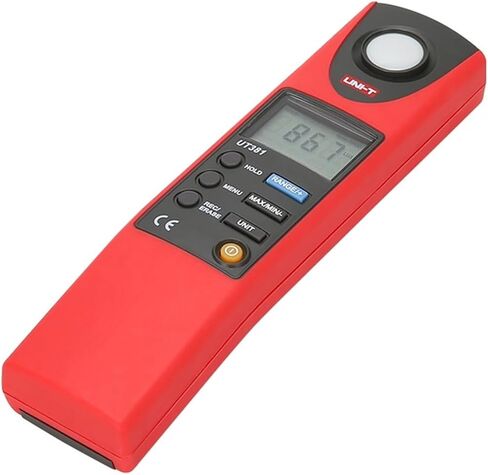 UT381 UT382 Digital Illuminance Lux Meter Data Hold Display | Wide-range sensor measures illuminance in Lux or FC with clear display, data hold and portable operation(UT381) in Kuwait